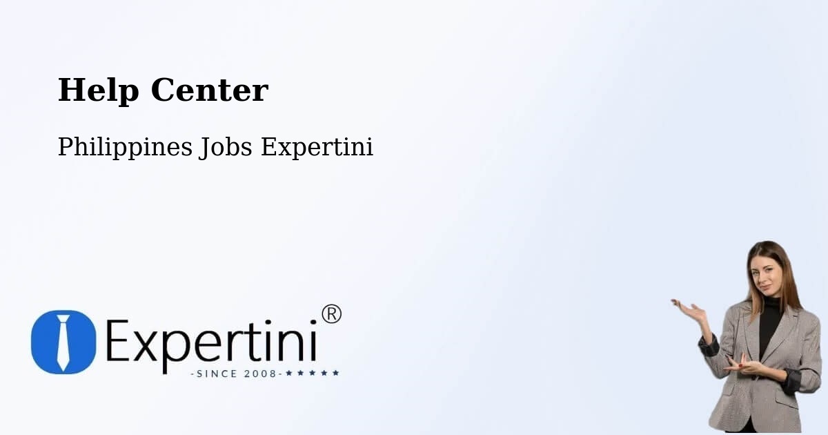 Help Center – Puerto Princesa - Philippines Jobs Expertini